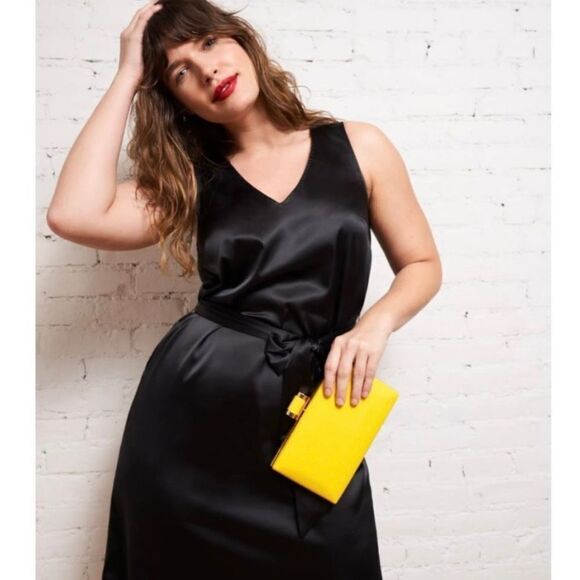 Universal Standard Spencer Slip Tie Dress - Picture 2 of 13